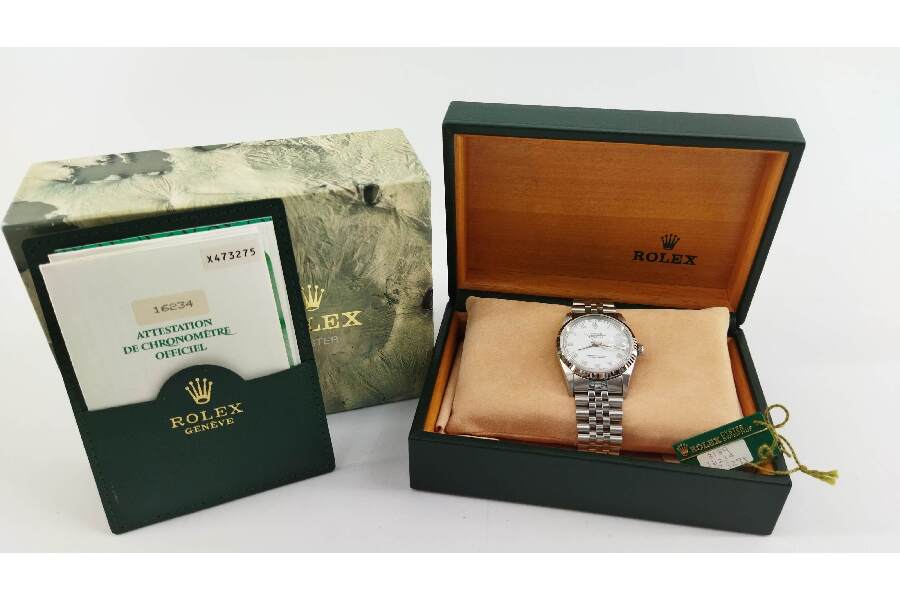 ☆ROLEX ロレックス デイトジャスト 16234 X番 ベゼルホワイトゴールド 人気のローマン文字盤  をお売りいただきました♬｜2022年11月13日｜静岡県のリサイクルショップ ピックアップ浜松宮竹店