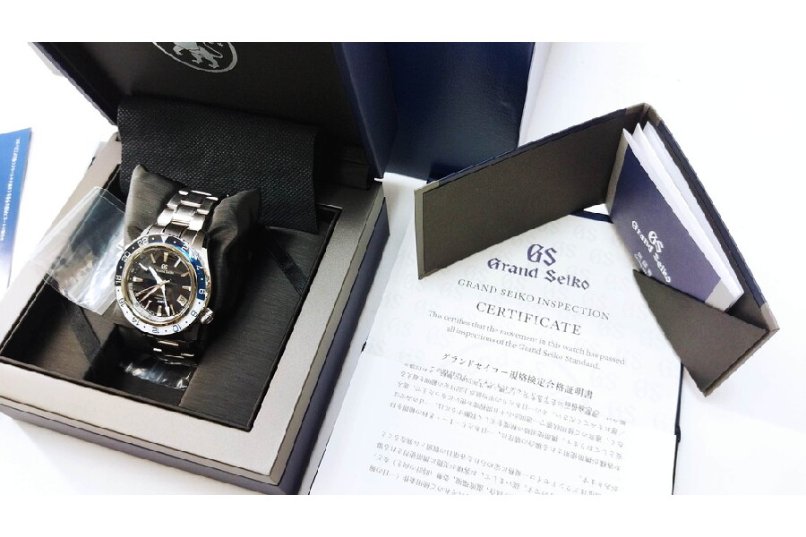 ☆SEIKO グランドセイコー 36000GMT SBGJ237 ネイビー 箱