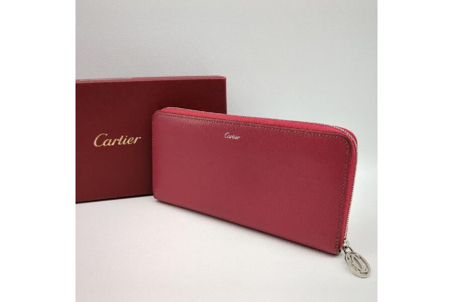 カルティエ（Cartier）L3001355 Les Must 二つ折り長財布 ピンク