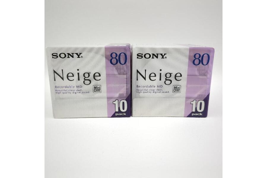 未使用ソニーSONY neige MD 80分ディスクMD disk30枚セット ...