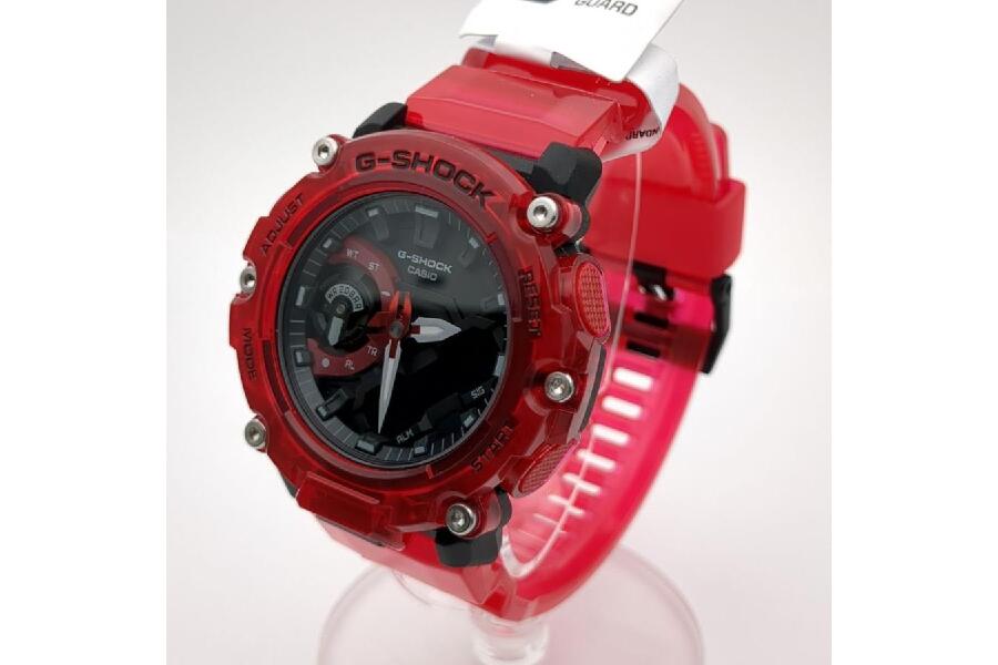 CASIO G-SHOCK GA-2200SKL クリアレッド クォーツ 腕時計 カシオ ジー
