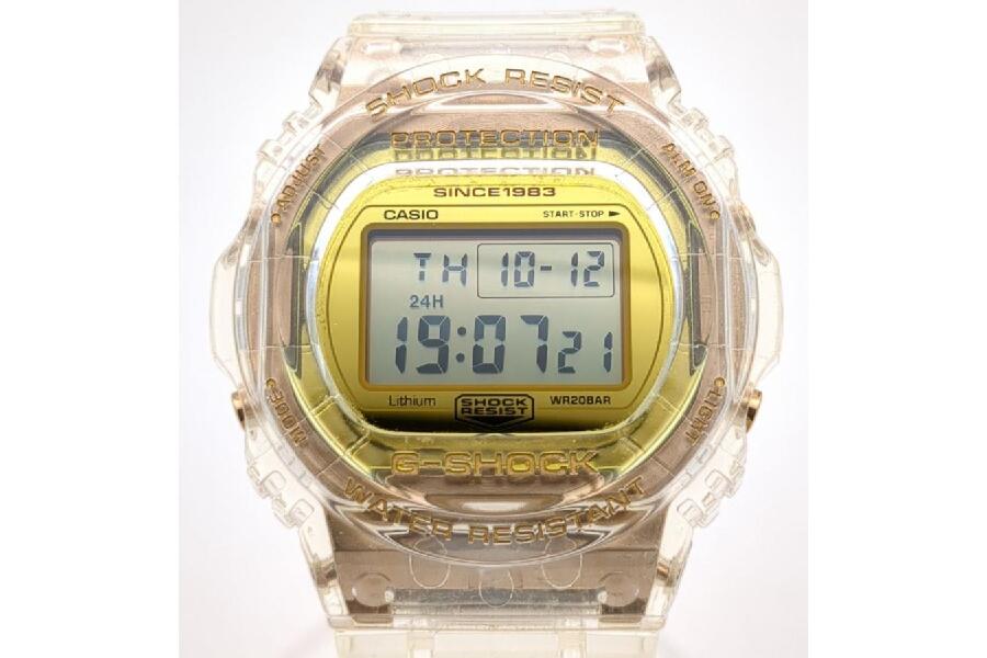 CASIO G-SHOCK DW-5735E-7JR 35周年記念モデル グレイシアゴールド