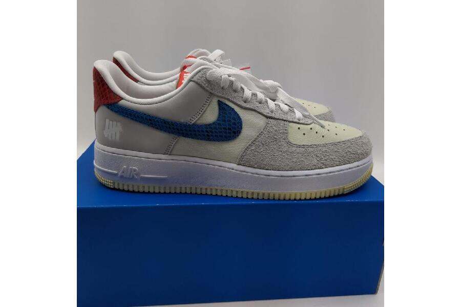 NIKE×UNDEFEATED AIR FORCE 1 LOW DM8461-001 グレー×ブルー DUNK VS