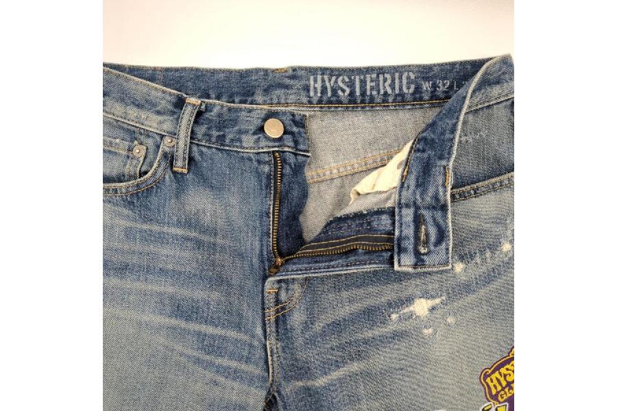 Hysteric Glamour KINKY 02223AP17 HG STICKERS リメイク スリムストレートデニム SIZE W32  ヒステリックグラマー 入荷しました♪｜2024年01月16日｜静岡県のリサイクルショップ ピックアップ浜松宮竹店