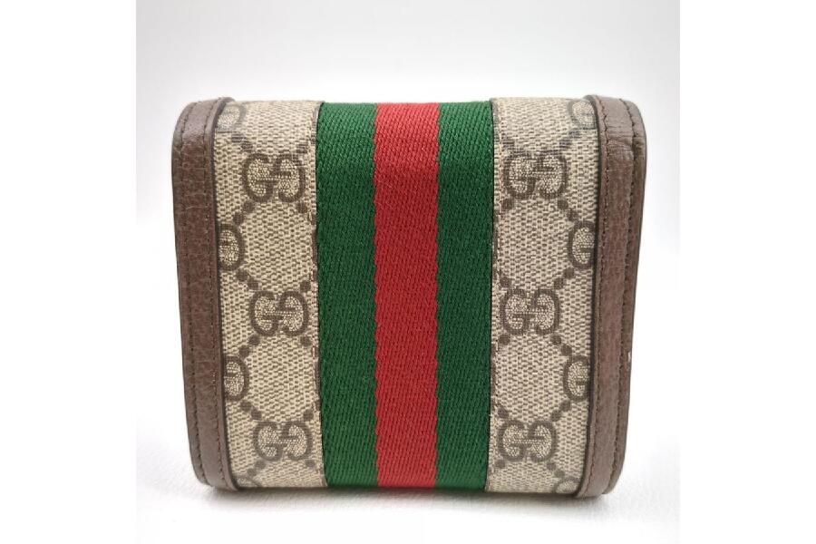 グッチ GUCCI 598662 二つ折り財布 オフィディア GGスプリーム