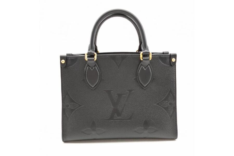 ルイヴィトン M45653 オンザゴーPM ノワール レザー モノグラム アンプラント トートバッグ LOUIS VUITTON  入荷しました♪｜2024年05月11日｜静岡県のリサイクルショップ ピックアップ浜松宮竹店