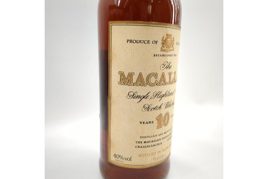 未開栓 ザ マッカラン ウイスキー 10年 750ml 40％ モルト スコットランド 旧ボトル The MACALLAN  入荷しました♪｜2024年05月30日｜静岡県のリサイクルショップ ピックアップ浜松宮竹店