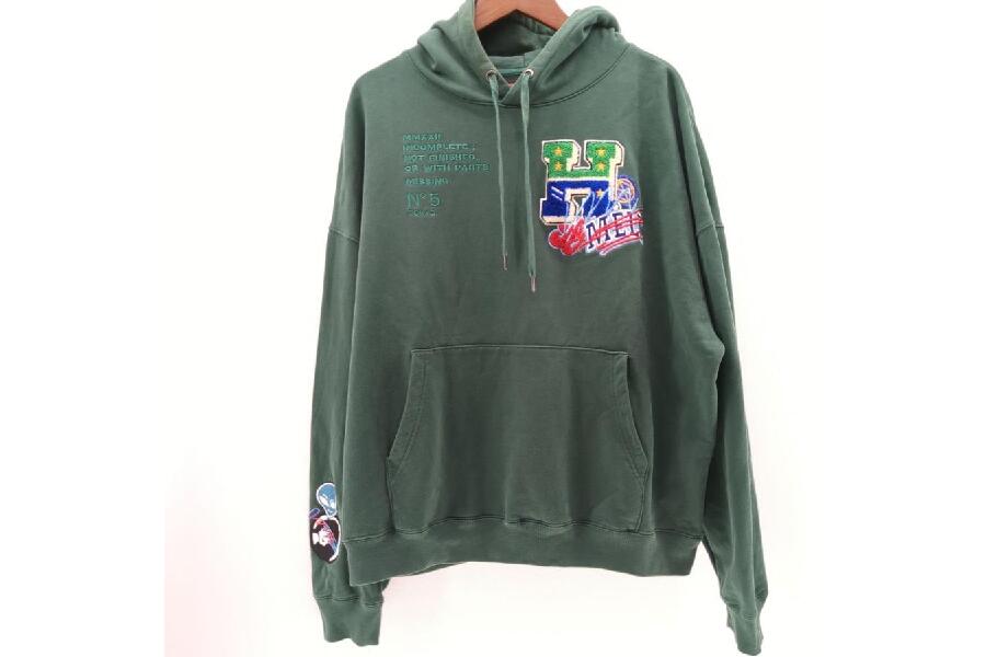 ヒステリックグラマー ゲンザイ GZ1184 パーカー グリーン SIZE M Sagara Collage Hoodie Hysteric  Glamour×genzai 入荷しました♪｜2024年06月10日｜静岡県のリサイクルショップ ピックアップ浜松宮竹店