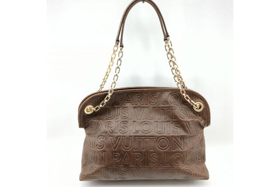 中古】LOUIS VUITTON パリスプール ほろ苦い ウィッシュ チェーン ショルダーバッグ ロゴ 2008年 秋冬コレクション M95829