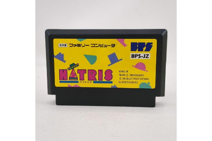 中古】 任天堂 ファミリーコンピュータ HATRIS ハットリス BPS-JZ 1990