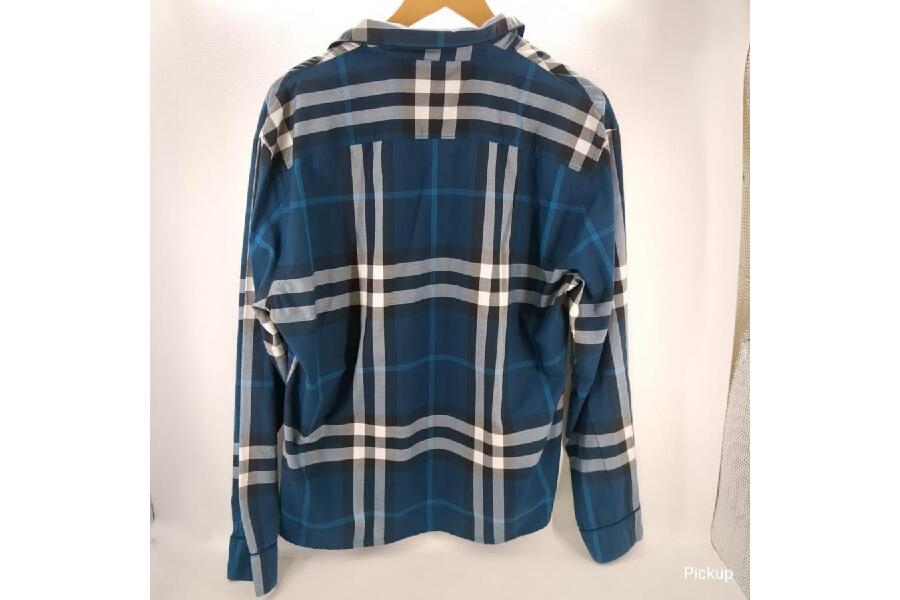 中古】 BURBERRY LONDON バーバリー ロンドン England 長袖シャツ メンズ ブルー SIZE M チェック柄  入荷しました♪｜2024年06月12日｜静岡県のリサイクルショップ ピックアップ磐田店