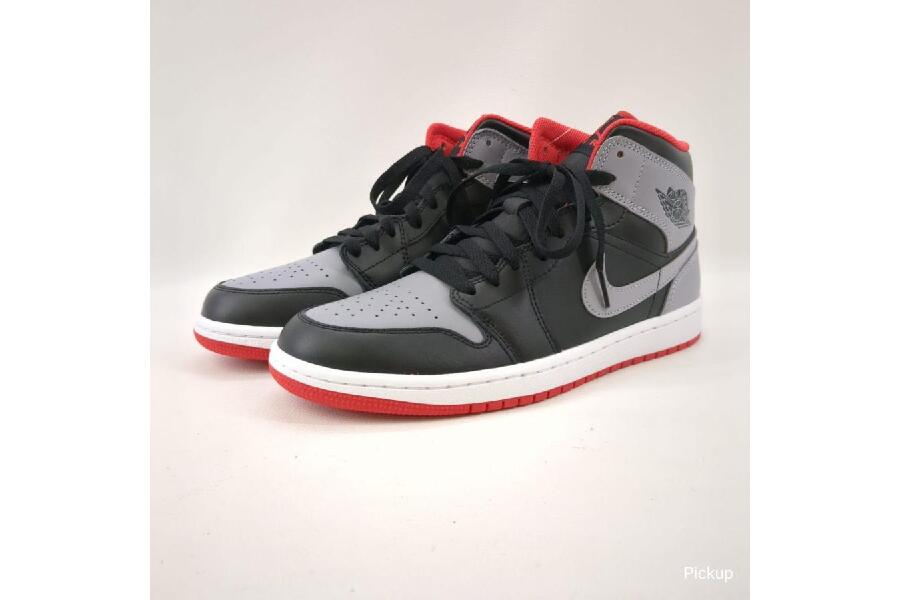 未使用】Nike Air Jordan1 Mid BlackCement Grey 26cm ナイキ エアジョーダン1 ミッド ブラックセメント  グレー DQ8426-006入荷しました♪｜2024年10月02日｜静岡県のリサイクルショップ ピックアップ磐田店