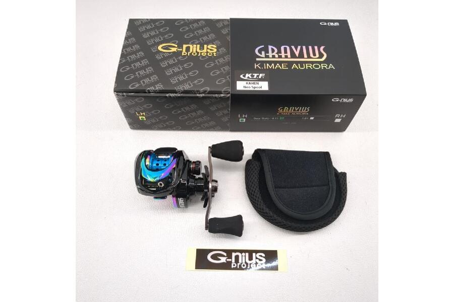 未使用品 G-nius ジーニアス GRAVIUS グラビアス ベイトリール K.IMAE AURORA オーロラ 左ハンドル  入荷しました♪｜2023年12月07日｜静岡県のリサイクルショップ ピックアップ掛川店