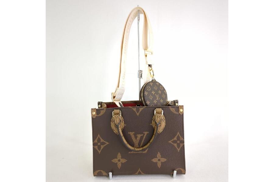 極美品 LOUIS VUITTON ルイヴィトン M46373 モノグラム RFIDタグ オンザゴーPM ショルダーバッグ 付属ミニポーチ・保存袋付  入荷しました♪｜2024年03月20日｜静岡県のリサイクルショップ ピックアップ掛川店