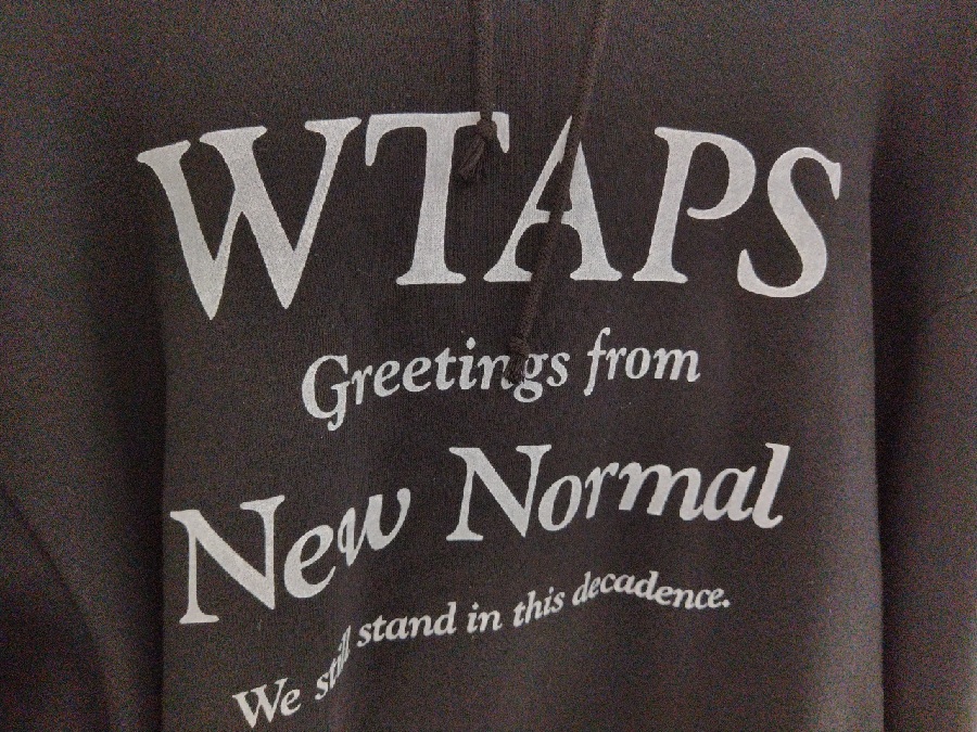 WTAPSのパーカー、20AW NEW NORMAL HOODED、入荷しました！｜2022年07月31日｜静岡県のリサイクルショップ  ピックアップ藤枝高洲店