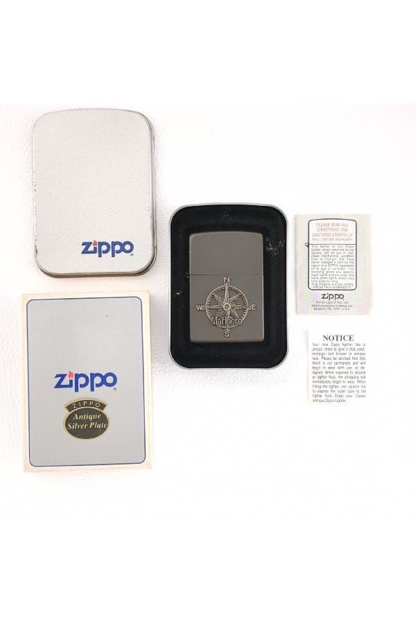 ZIPPO×Marlboro（ジッポ×マルボロ）の羅針盤デザインジッポライター