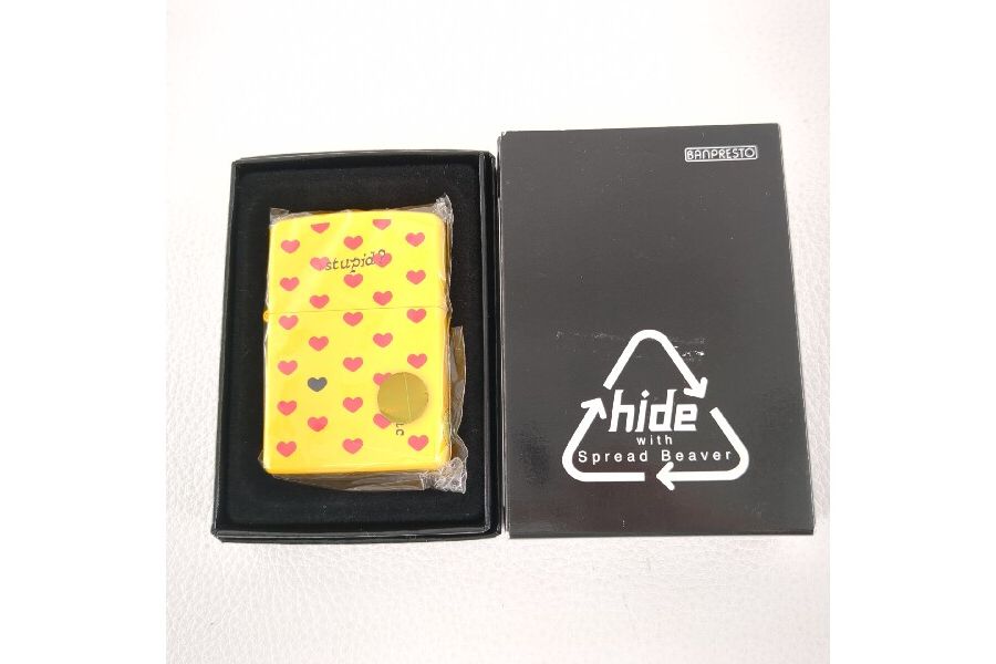 限定 初回廃盤品 新品 hide ヒデ 2002年製 イエローハート Zippo