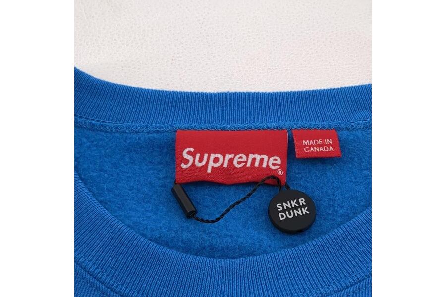 シュプリーム スウェット サイズ XL メンズ ボックスロゴ 22AW ブルー Box Logo Crewneck Supreme 古着 中古  入荷しました♪｜2023年11月23日｜静岡県のリサイクルショップ ピックアップ藤枝高洲店