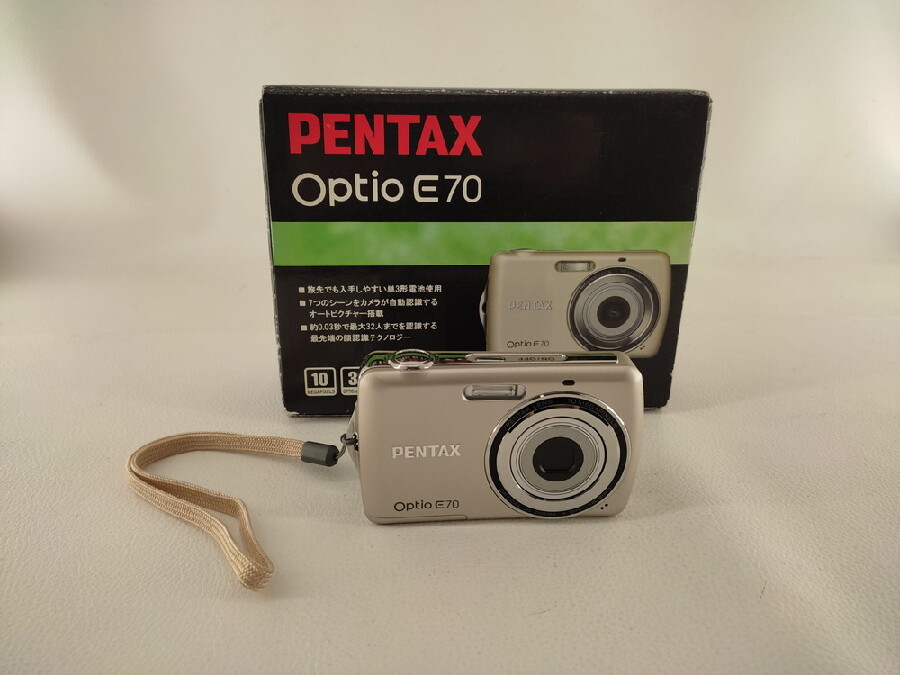 リコー PENTAX Optio E70 ペンタックス コンパクト デジタル カメラ 良品 ヱOA4c