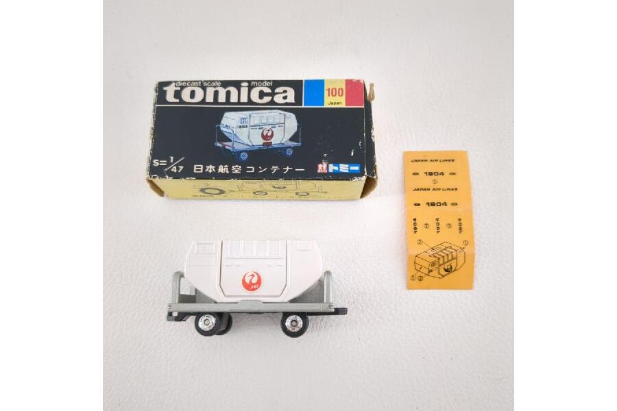 タカラ トミー トミカ 1/47 日本航空コンテナ グレー TOMY TOMICA No.100 黒箱 日本製 ミニカー 自動車 中古  入荷しました♪｜2024年08月22日｜静岡県のリサイクルショップ ピックアップ藤枝高洲店