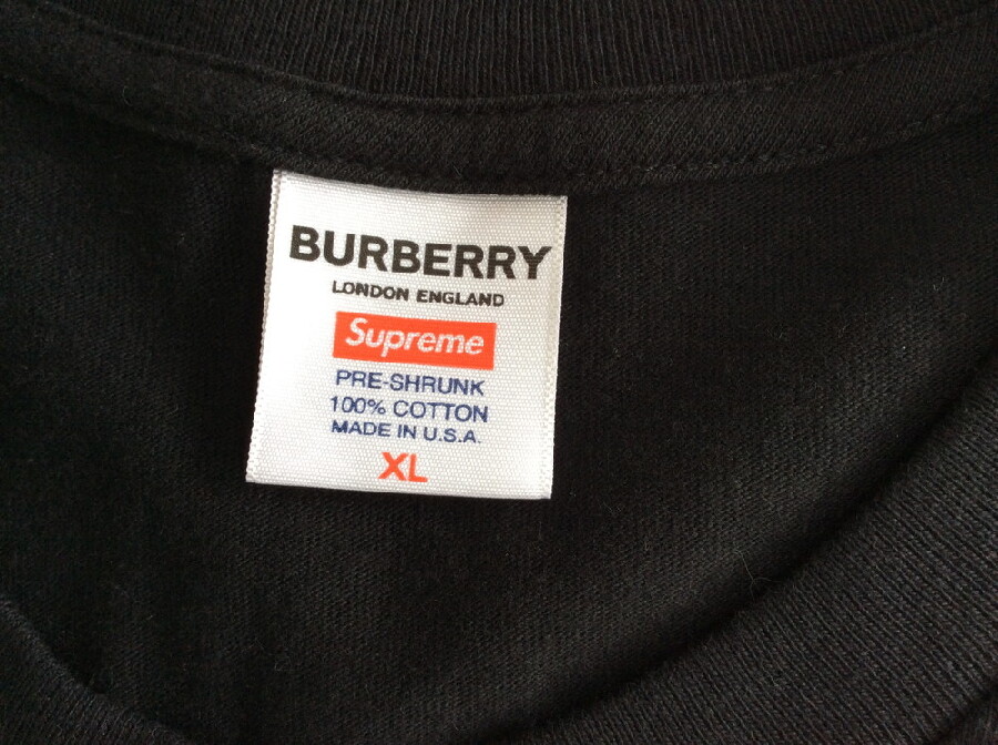 シュプリーム SUPREME×バーバリー BURBERRYのTシャツ買い取りました