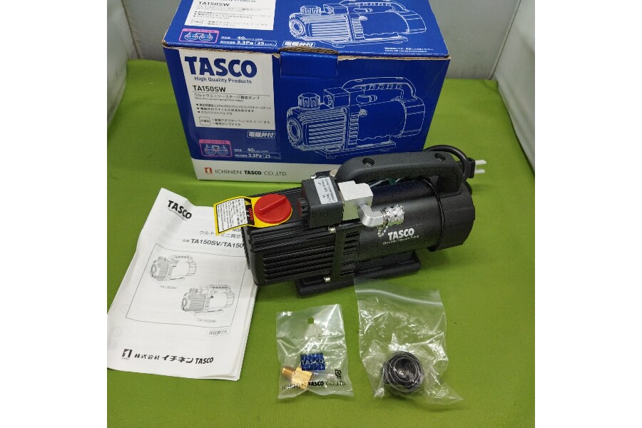 コンパクトなのに高機能【タスコ/TASCO】真空ポンプ TA150SW 入荷