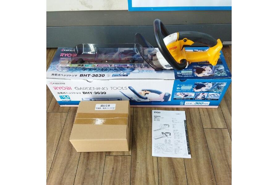 未使用品 RYOBI BHT-3630 充電式ヘッジトリマ 刈込幅360ｍｍ 14.4V 充電器・バッテリーｘ1  入荷しました♪｜2024年04月09日｜静岡県のリサイクルショップ 工具ピックアップ浜松宮竹店