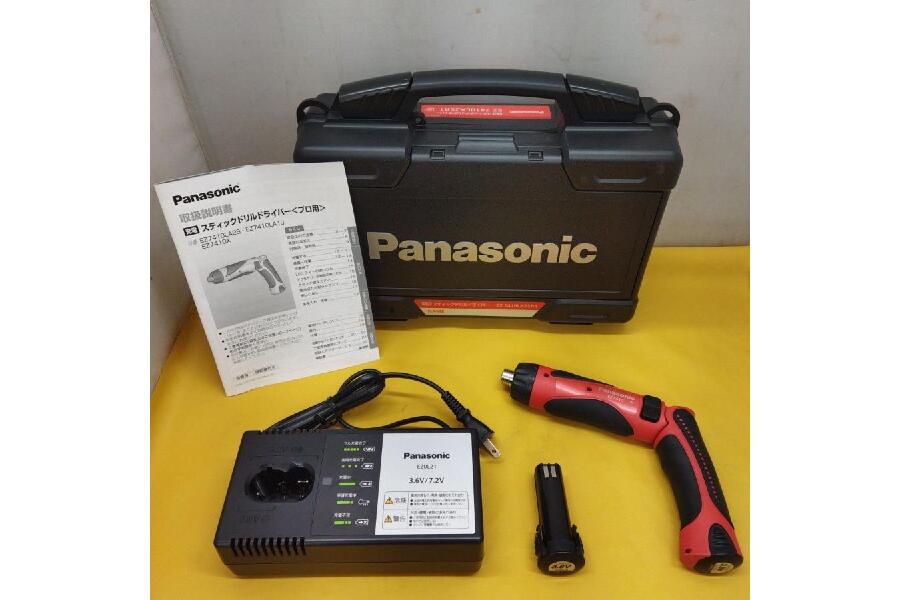 パナソニック 充電スティックドリルドライバー EZ7410 充電器・充電池×２・ケース付 ３．６V Panasonic  入荷しました♪｜2024年09月12日｜静岡県のリサイクルショップ 工具ピックアップ浜松宮竹店