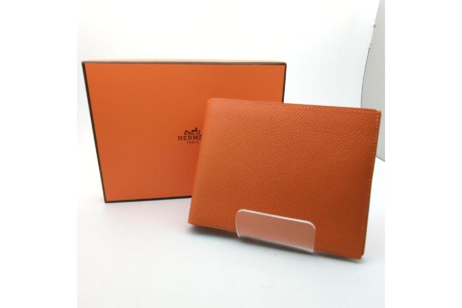 未使用同等品】HERMES エルメス MC2 ガリレイ 二つ折り財布 オレンジ 043007CK-93 箱付 エプソン  入荷しました♪｜2024年07月08日｜静岡県のリサイクルショップ キンバリー浜松高林店