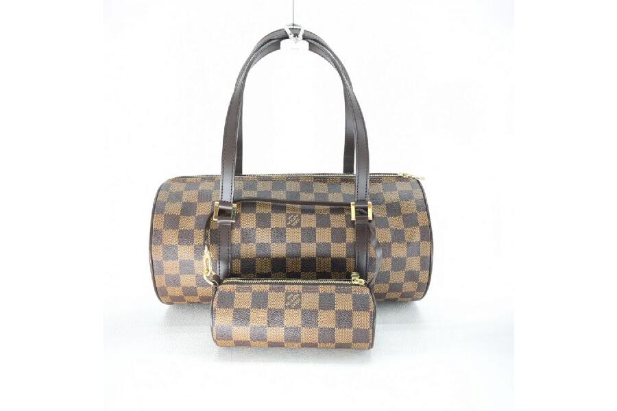 LOUISVUITTON ルイヴィトン パピヨン30 ダミエ N51303 ポーチ付き ハンドバッグ レザー ブラウン 入荷しました♪｜2024年09月 30日｜静岡県のリサイクルショップ キンバリー浜松高林店