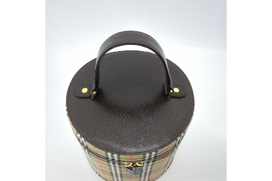 美品 バーバリー ハンドバッグ バニティバッグ ノヴァチェック 筒形 箱あり KU027BX54 BURBERRY 中古  入荷しました♪｜2024年02月12日｜静岡県のリサイクルショップ キンバリー藤枝インター店