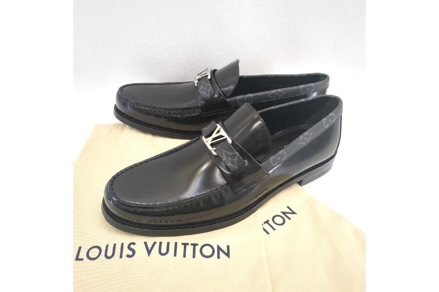 美品 ルイヴィトン メンズローファー メジャーライン サイズ8 1/2 ブラック 黒 1A7VZH LOUIS VUITTON  中古入荷しました♪｜2024年11月28日｜静岡県のリサイクルショップ キンバリー藤枝インター店