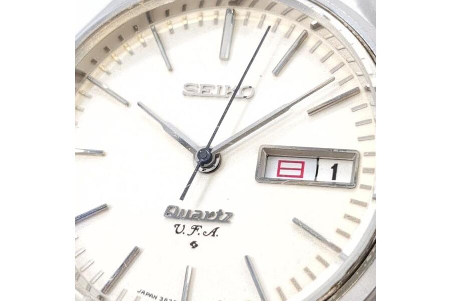 保証付 セイコー V.F.A 3823-7000 腕時計 メンズ クォーツ デイデイト 稼働品 社外ベルト SEIKO  入荷しました♪｜2023年07月09日｜静岡県のリサイクルショップ キンバリー静岡SBS通り店