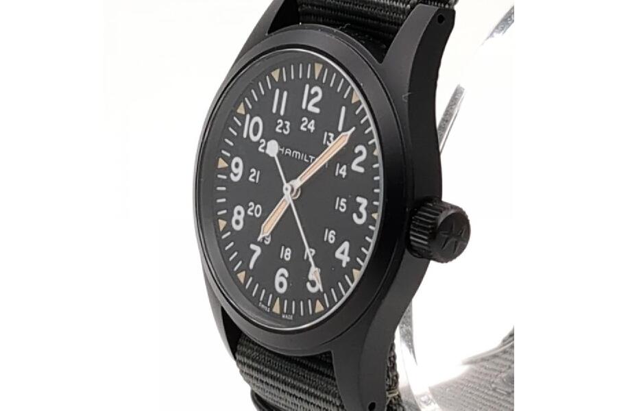 割引き美品　ハミルトン　HAMILTON　H694090　カーキ　手巻き　時計 時計