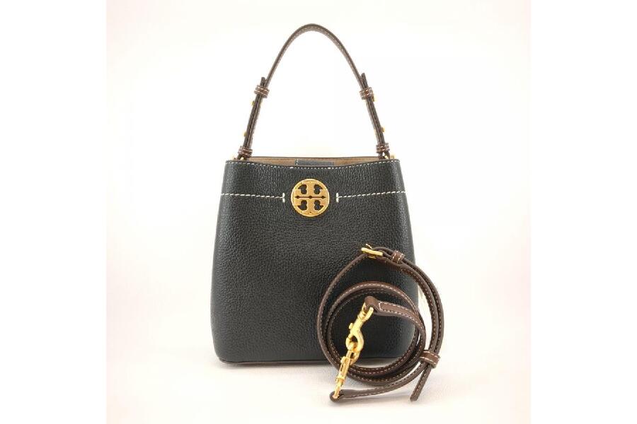 美品 トリーバーチ ショルダーバッグ FELIX BUCKET BAG ブラック 144028 TORY BURCH 2WAY  2023-24（AW）入荷しました♪｜2024年03月27日｜静岡県のリサイクルショップ キンバリー静岡SBS通り店