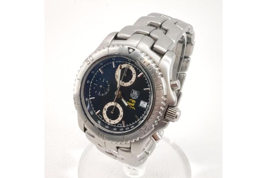 世界限定4000本 タグホイヤー リンククロノ アイルトンセナモデル CT5114.BA0550 TAG HEUER 自動巻 ギャラ付 AT  入荷しました♪｜2024年06月04日｜静岡県のリサイクルショップ キンバリー静岡SBS通り店