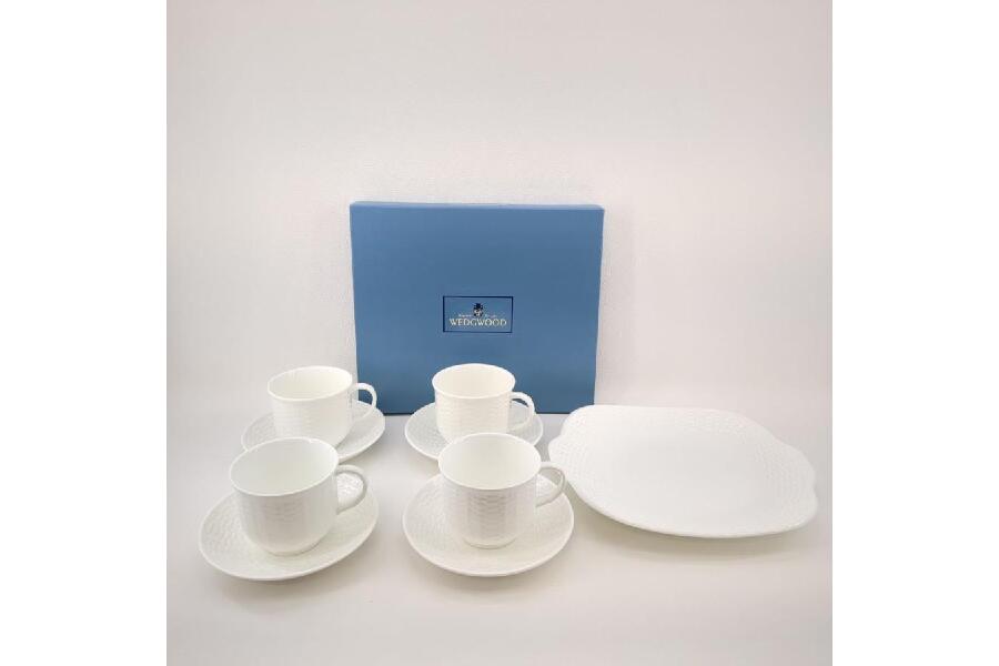 未使用品 ウェッジウッド カップ＆ソーサー 4Pセット プレート×1枚 セット ナンタケット Wedgwood 洋食器  入荷しました♪｜2024年07月17日｜静岡県のリサイクルショップ キンバリー静岡SBS通り店