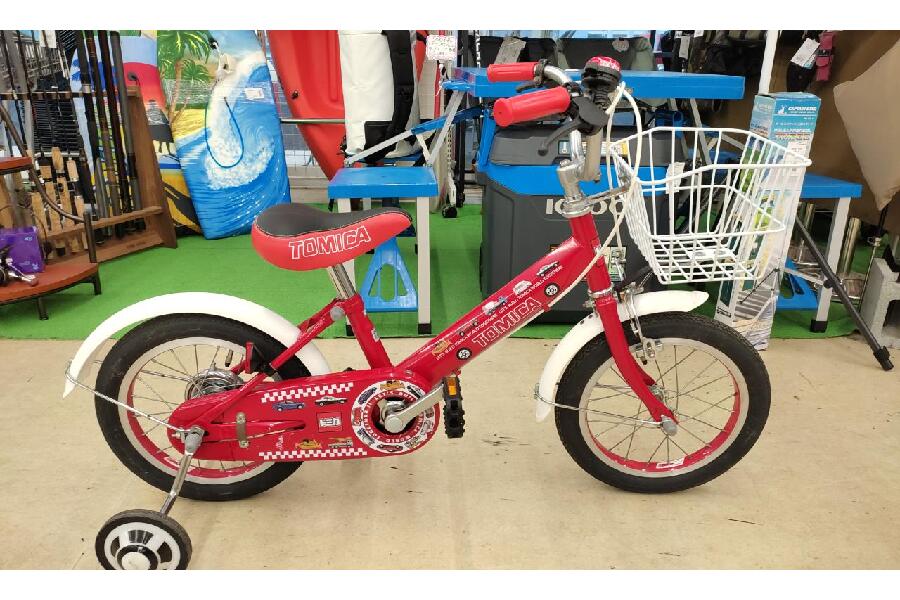 トミカ 自転車 新品 14インチ - 幼児用自転車
